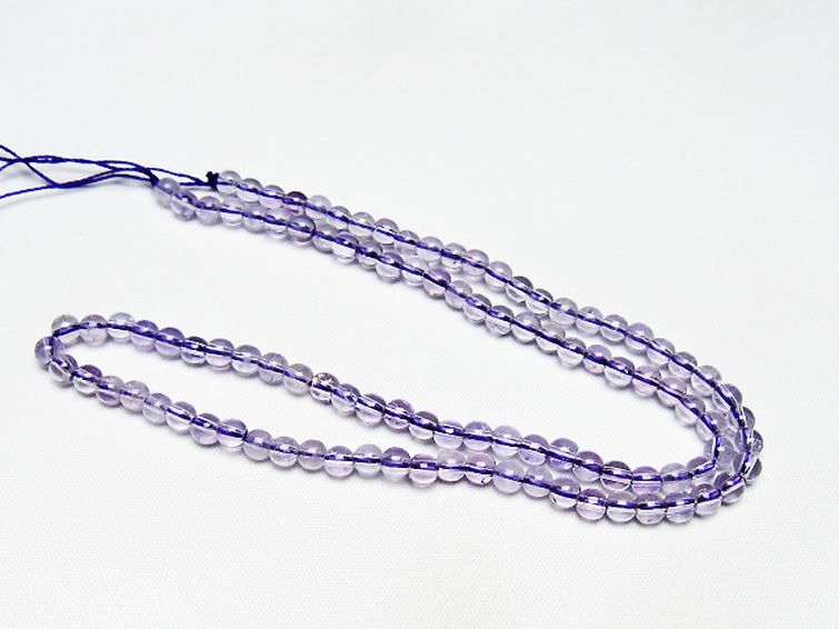 アメジスト 一連 4mm ビーズ [t438-5511] 3枚目