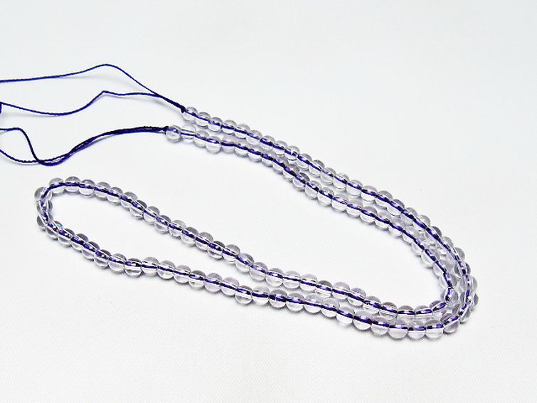 アメジスト 一連 4mm ビーズ [t438-5514] 3枚目