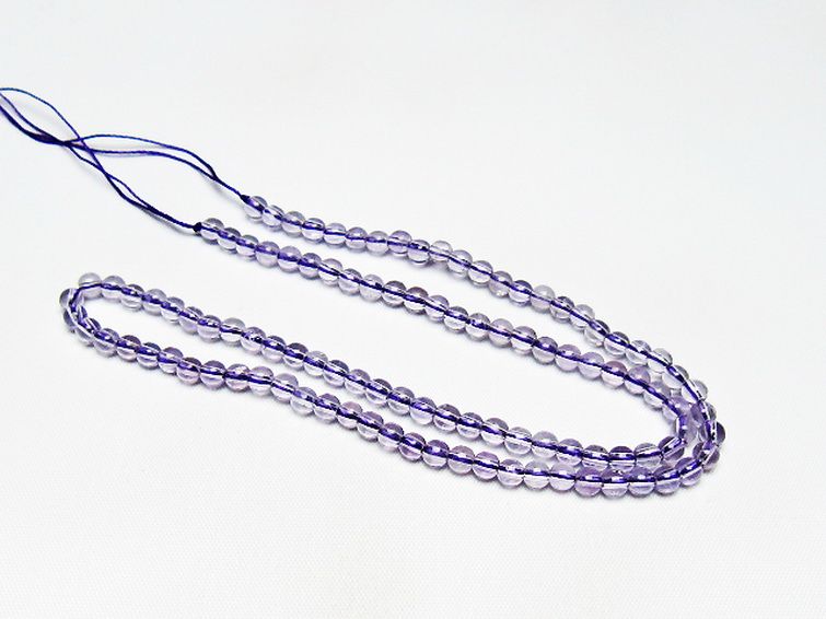アメジスト 一連 4mm ビーズ [t438-5518] 3枚目