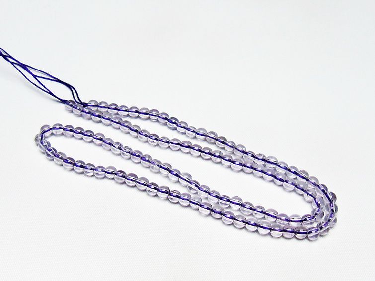 アメジスト 一連 4mm ビーズ [t438-5527] 3枚目