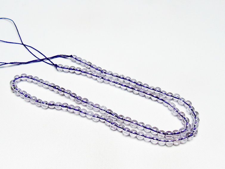 アメジスト 一連 4mm ビーズ [t438-5542] 3枚目