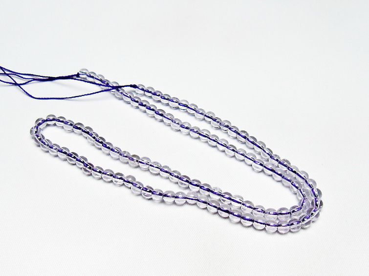 アメジスト 一連 4mm ビーズ [t438-5545] 3枚目