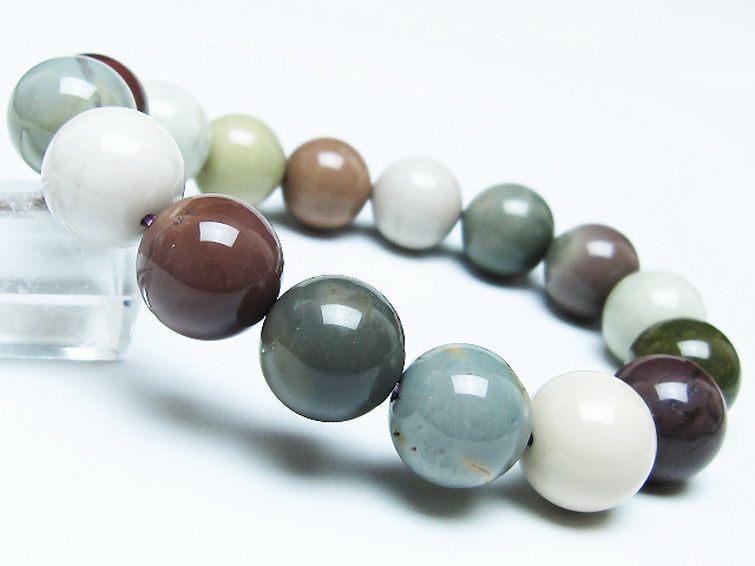 アゲート ブレスレット 14mm [T439-1458] 1枚目