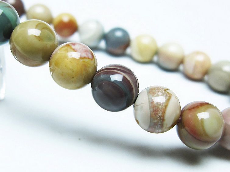 アゲート ブレスレット 8mm [T439-1488] 3枚目