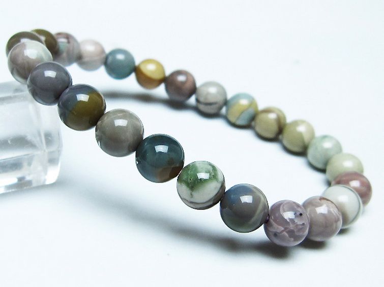 アゲート ブレスレット 8mm [T439-1489] 1枚目