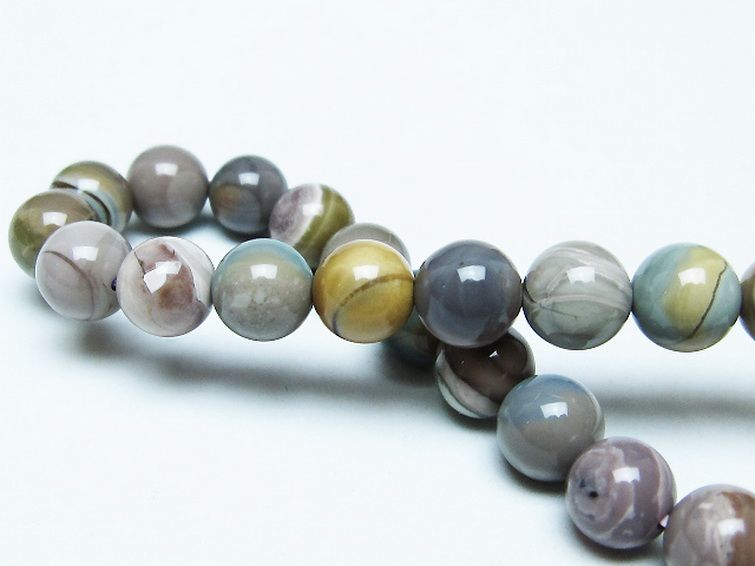 アゲート ブレスレット 8mm [T439-1489] 2枚目