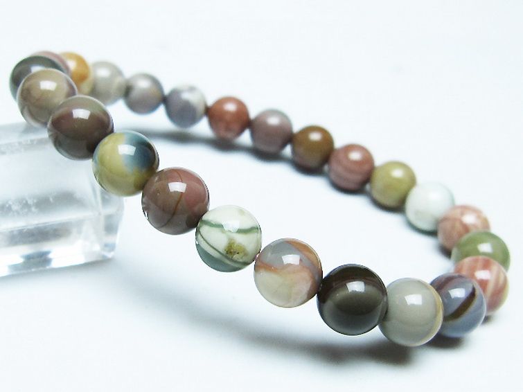 アゲート ブレスレット 8mm [T439-1490] 1枚目