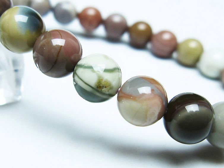 アゲート ブレスレット 8mm [T439-1490] 3枚目