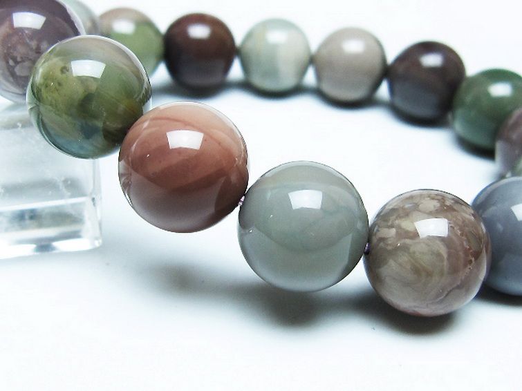 アゲート ブレスレット 14mm [T439-1523] 3枚目