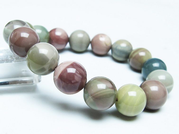 アゲート ブレスレット 14mm [T439-1524] 1枚目