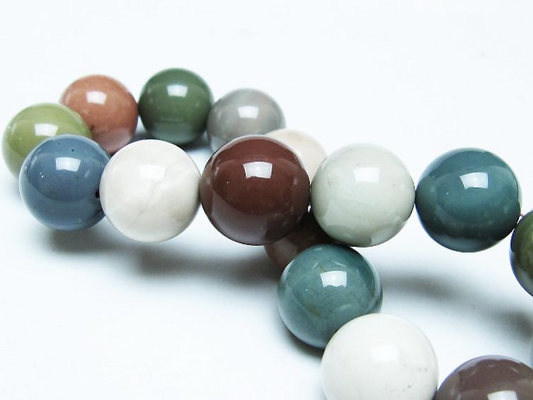 アゲート ブレスレット 14mm [T439-1525] 2枚目