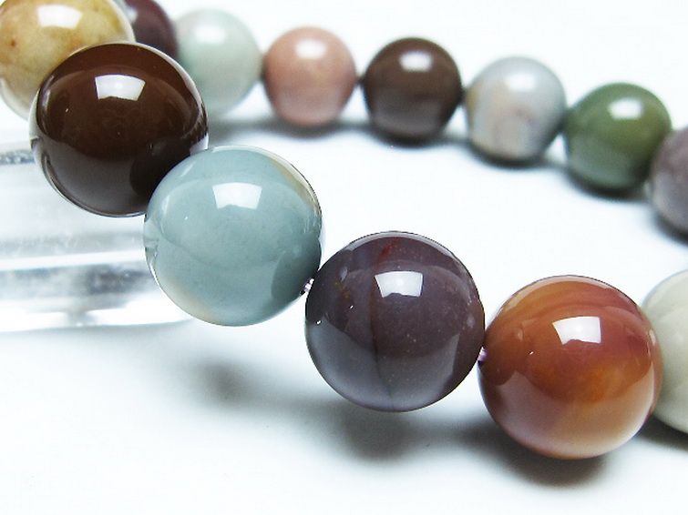 アゲート ブレスレット 14mm [T439-1526] 3枚目