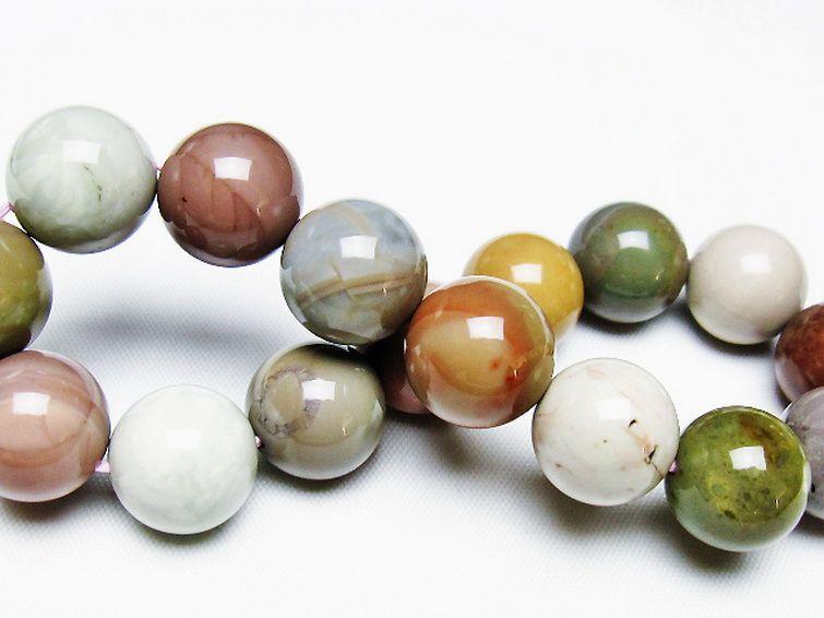 アゲート ブレスレット 14mm [T439-1602] 2枚目