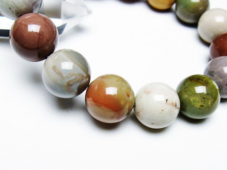 アゲート ブレスレット 14mm [T439-1602] 3枚目