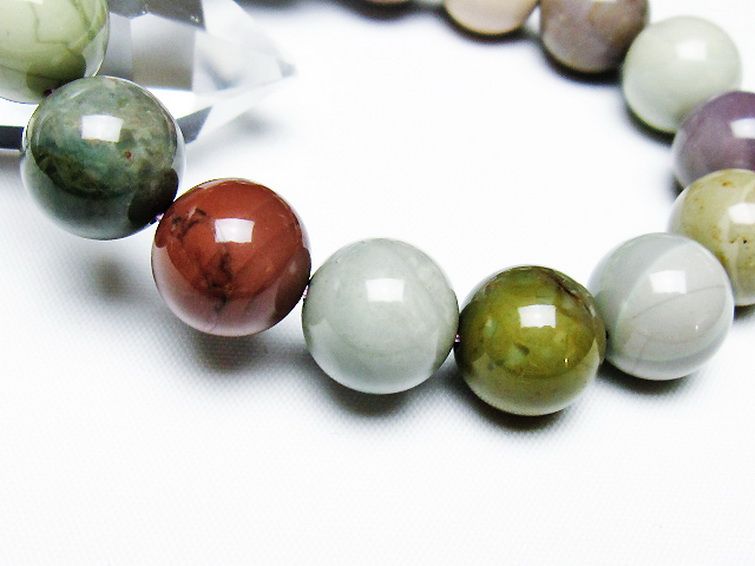 アゲート ブレスレット 14mm [T439-1605] 3枚目