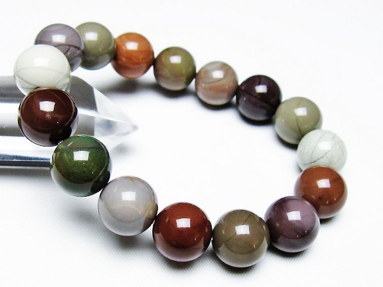 アゲート ブレスレット 13mm [T439-1617] 1枚目