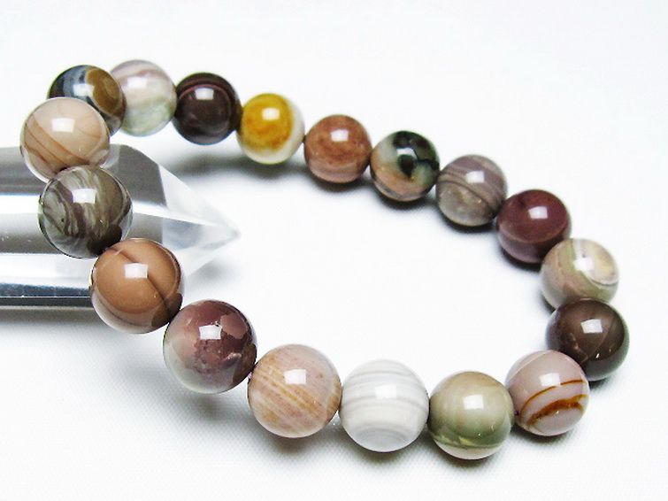 アゲート ブレスレット 11mm [T439-1634] 1枚目