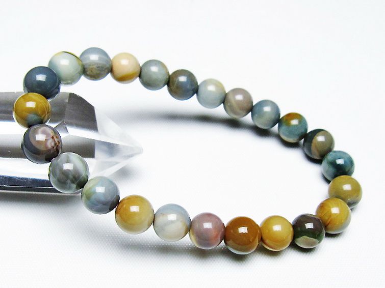 アゲート ブレスレット 8mm [T439-1651] 1枚目