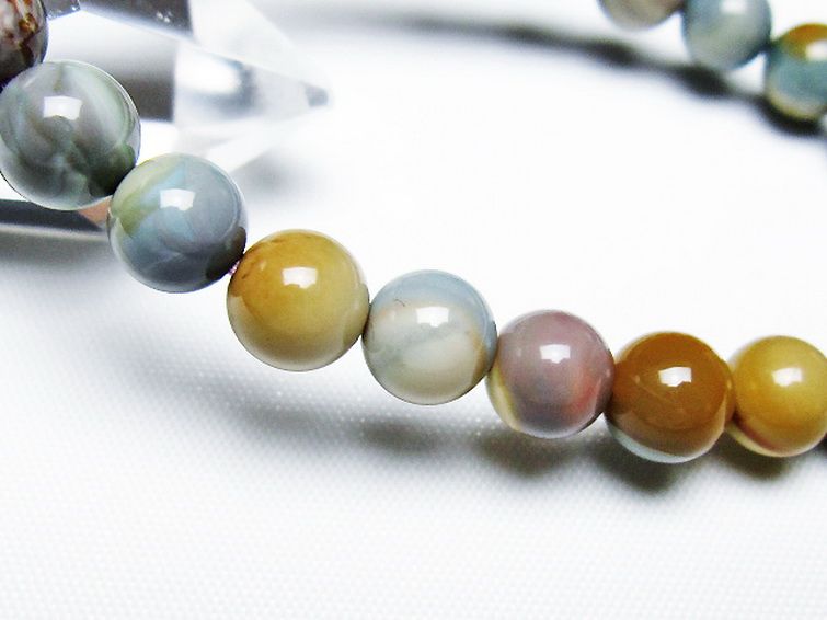 アゲート ブレスレット 8mm [T439-1651] 3枚目