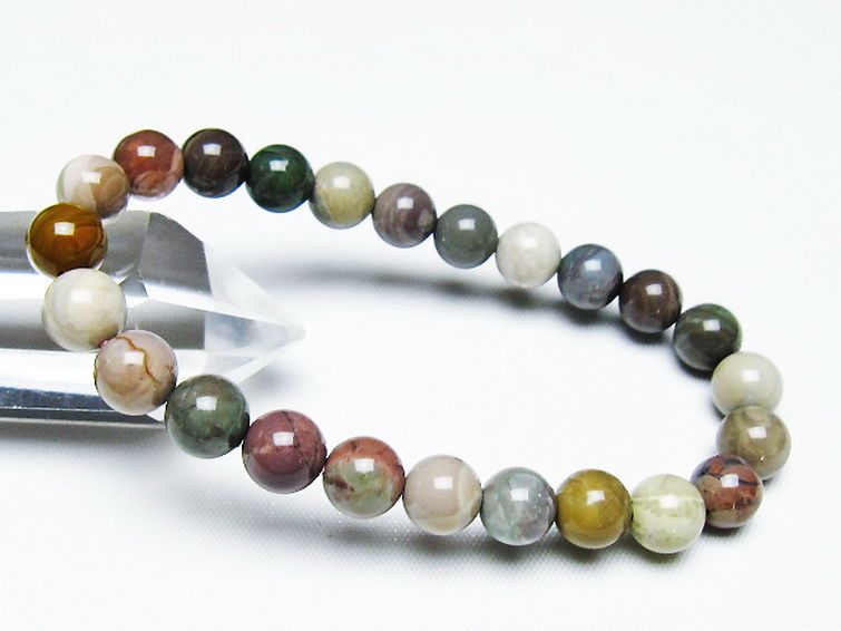 アゲート ブレスレット 8mm [T439-1667] 1枚目