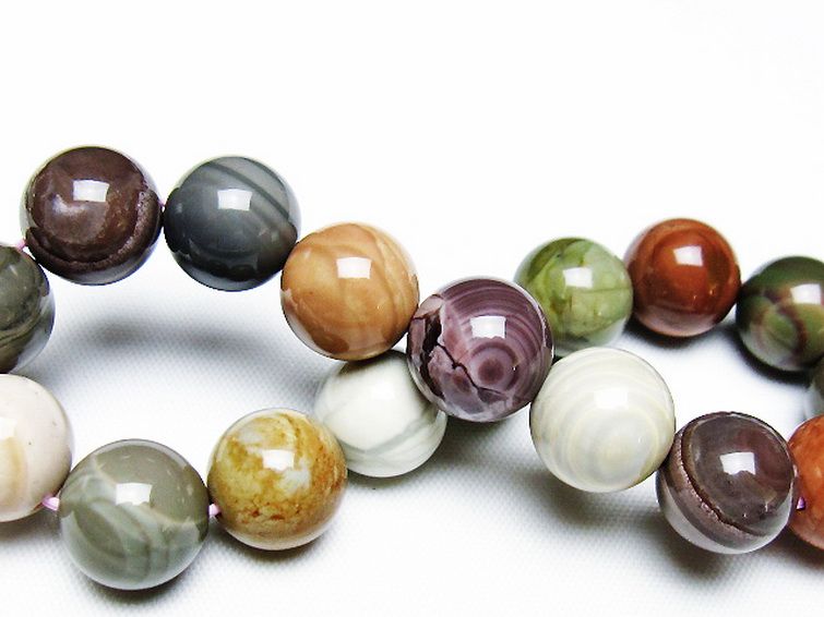 アゲート ブレスレット 12mm [t439-1677] 2枚目