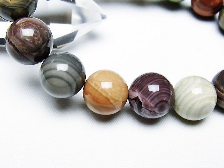 アゲート ブレスレット 12mm [t439-1677] 3枚目