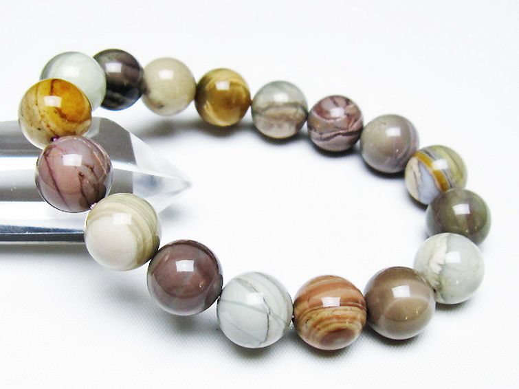 アゲート ブレスレット 12mm [T439-1678] 1枚目