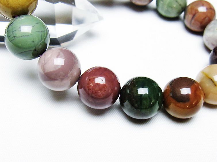 アゲート ブレスレット 13mm [T439-1681] 3枚目