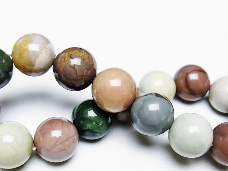 アゲート ブレスレット 14mm [T439-1688] 2枚目