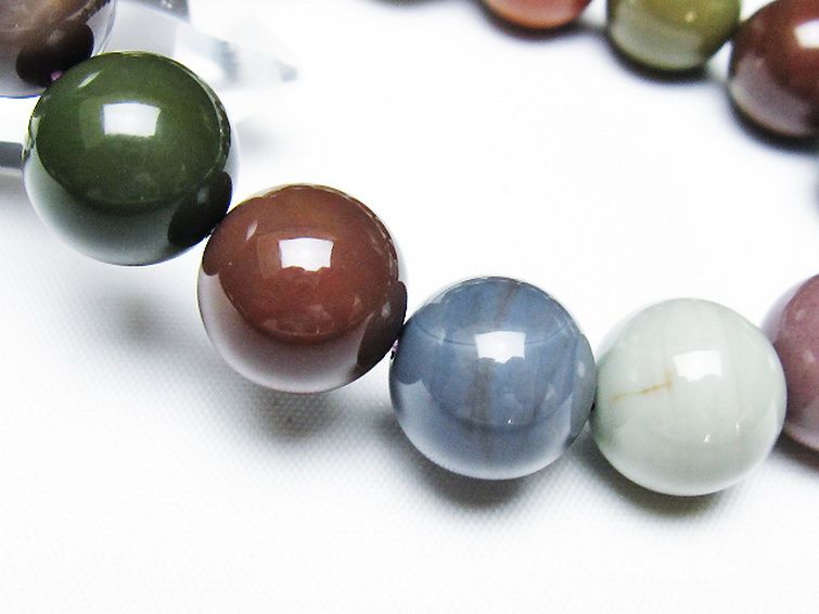 アゲート ブレスレット 14mm [T439-1692] 3枚目