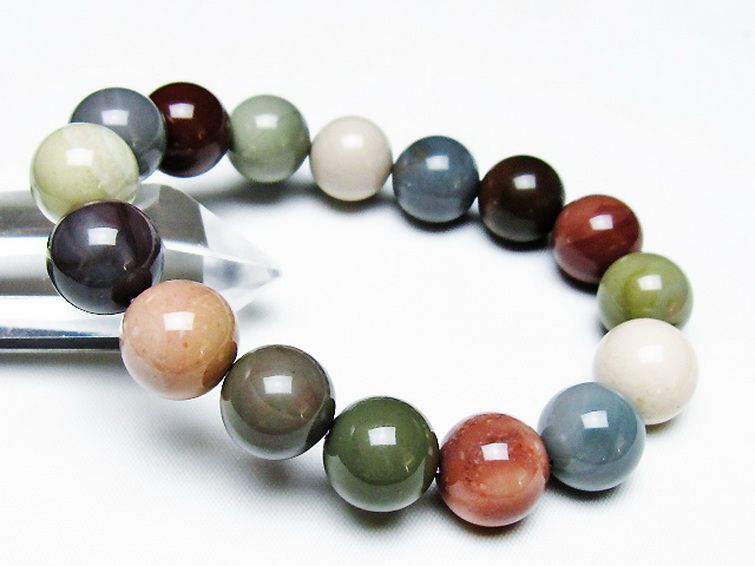 アゲート ブレスレット 14mm [T439-1696] 1枚目