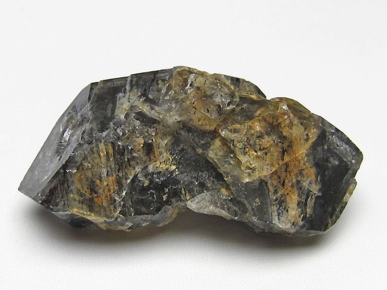 スティブナイト（輝安鉱）入り  ハーキマーダイヤモンド水晶 原石[T443-4391] 3枚目