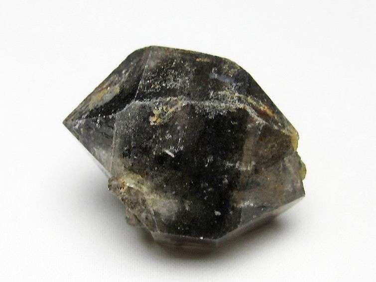 スティブナイト（輝安鉱）入り  ハーキマーダイヤモンド水晶 原石[T443-4396] 3枚目