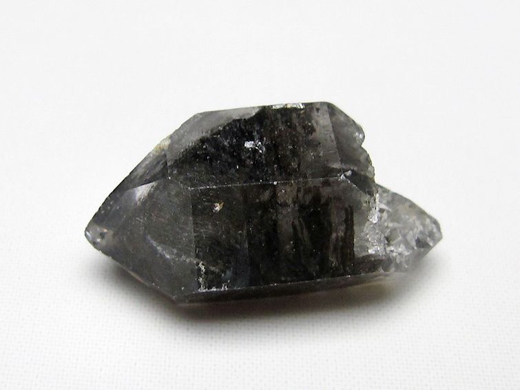 スティブナイト（輝安鉱）入り  ハーキマーダイヤモンド水晶 原石[T443-4402] 3枚目