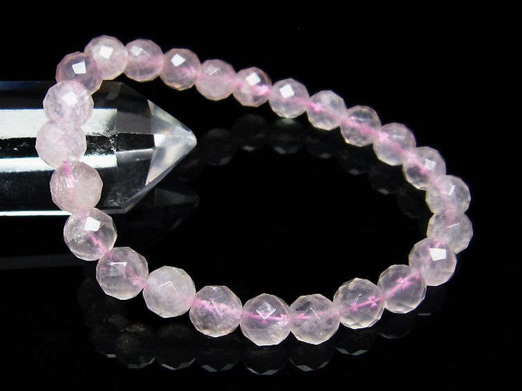 ローズクォーツ ブレスレット 8mm [T446-2021] 1枚目