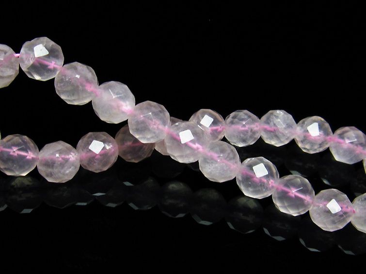 ローズクォーツ ブレスレット 8mm [T446-2021] 2枚目
