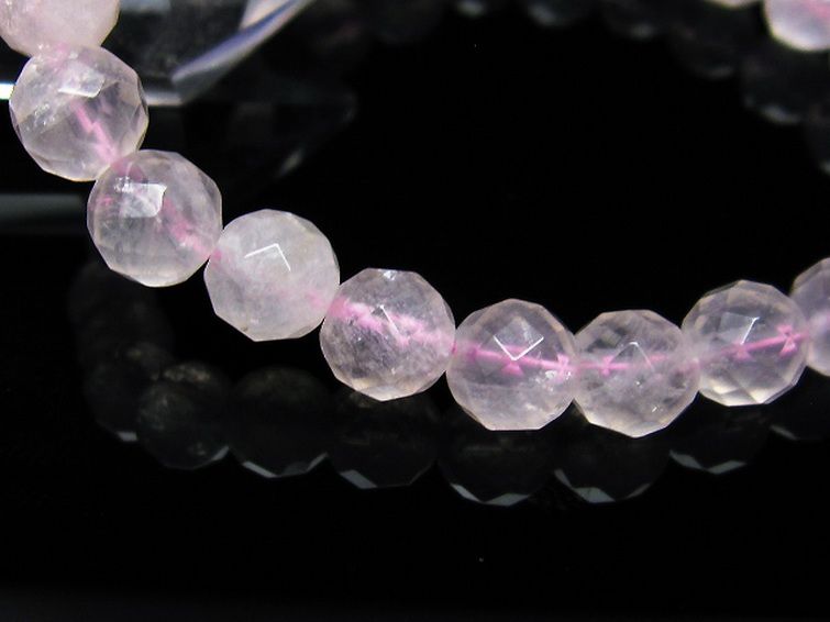 ローズクォーツ ブレスレット 8mm [T446-2021] 3枚目