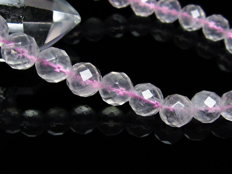 ローズクォーツ ブレスレット 8mm [T446-2030] 3枚目