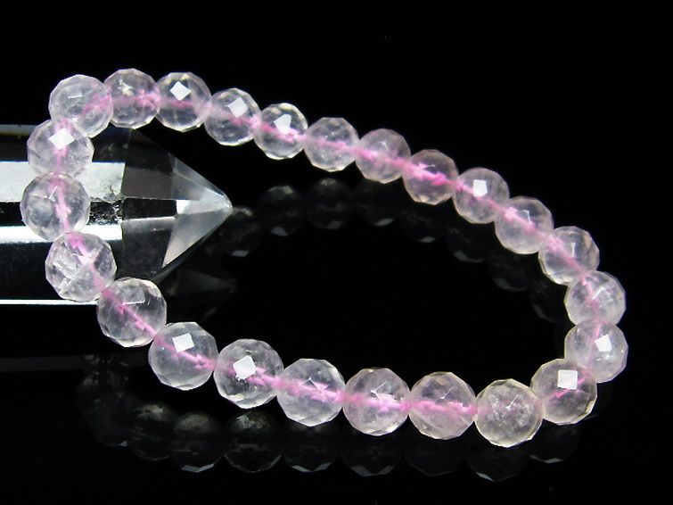 ローズクォーツ ブレスレット 8mm [T446-2040] 1枚目