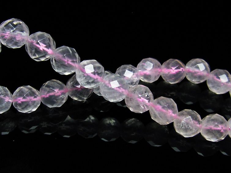 ローズクォーツ ブレスレット 8mm [T446-2040] 2枚目
