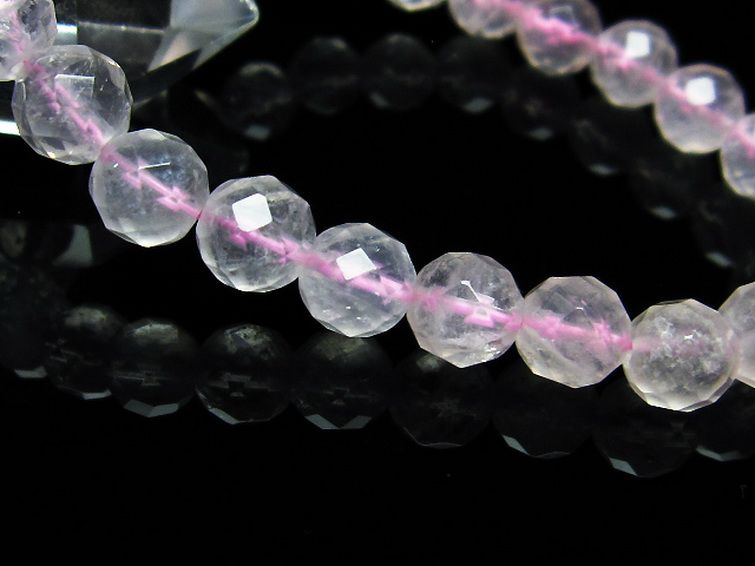 ローズクォーツ ブレスレット 8mm [T446-2040] 3枚目