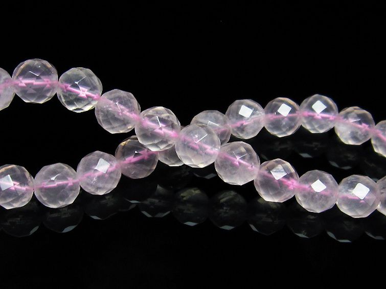 ローズクォーツ ブレスレット 8mm [T446-2061] 2枚目