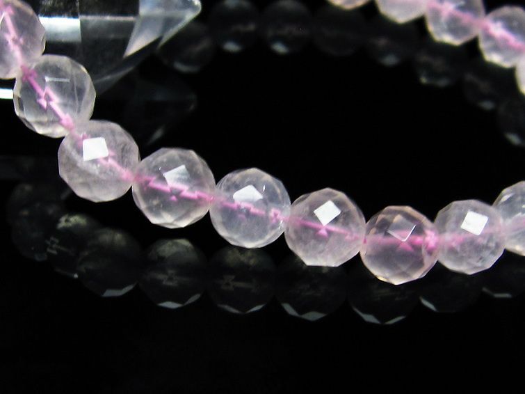 ローズクォーツ ブレスレット 8mm [T446-2061] 3枚目