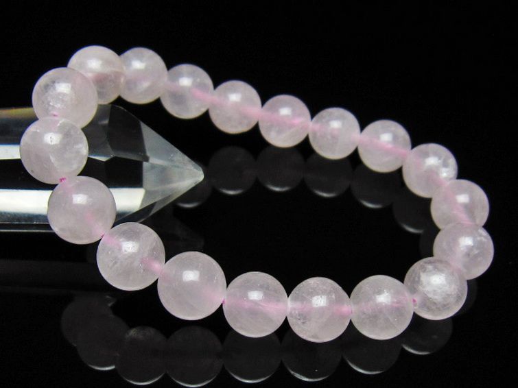 ローズクォーツ ブレスレット 10mm [t446-2726] 1枚目