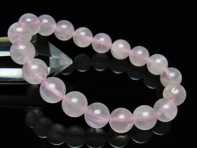 ローズクォーツ ブレスレット 10mm [t446-2737] 1枚目