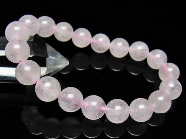 ローズクォーツ ブレスレット 10mm [t446-2752] 1枚目