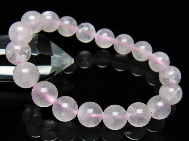 ローズクォーツ ブレスレット 10mm [t446-2762] 1枚目
