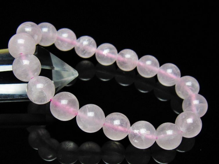 ローズクォーツ ブレスレット 10mm [t446-2767] 1枚目
