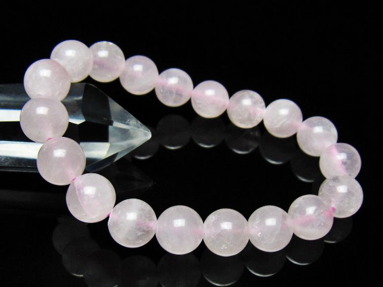 ローズクォーツ ブレスレット 10mm [t446-2843] 1枚目