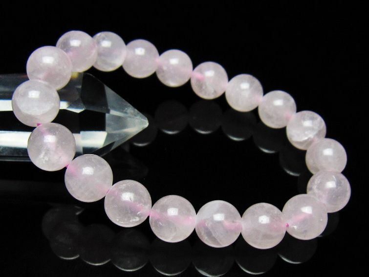 ローズクォーツ ブレスレット 10mm [t446-2845] 1枚目